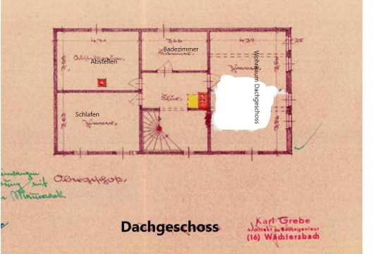 Grundriss Dachgeschoss